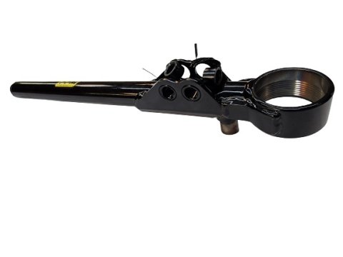 Control Arm - Tubular - Driver / Passenger Side - Lower - 19.125 in Long - 1 in Drop - Screw-In Ball Joint - Steel - Black Powder Coat - Each