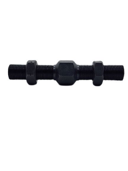 Control Arm Adjuster - 5/8-18 Left / Right Hand Male Thread - Jam Nuts - Steel - Cadmium - Each