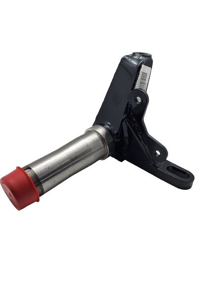 Spindle - Stock Pin Height - 6 Degree - 3-1/2 in Caliper Mount - Passenger Side - Steel - Black Powder Coat - Longhorn 2019-24 - Each