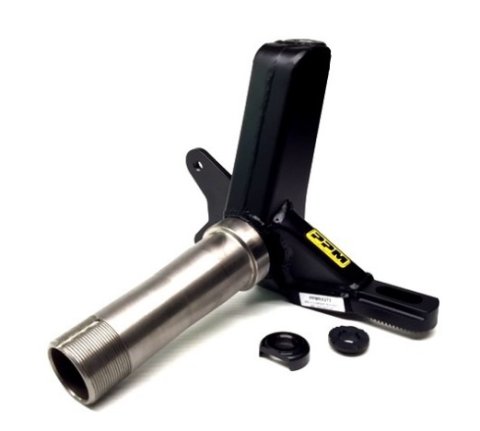 Spindle - Rocket XR1 - Stock Pin Height - 6 Degree - 3-1/2 in Caliper Mount - Passenger Side - Steel - Black Powder Coat - Universal - Each