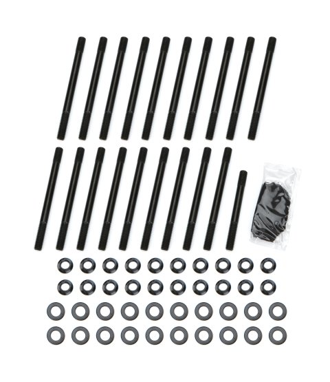 Cylinder Head Stud Kit - 12 Point Head - Chromoly - Black Oxide - GM LT-Series - Kit