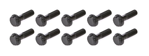 Flywheel Bolt Kit - 12 mm x 1.25 Thread - 1.825 in Long - 12 Point Head - Steel - Black Oxide - Ford PowerStroke 2011-21 - Set of 10