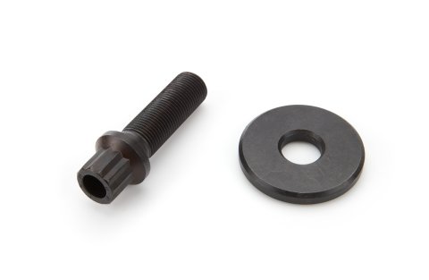 Harmonic Balancer Bolt - 5/8-18 in Thread - 2.050 in Long - 5/8 in 12 Point Head - Washer Included - Steel - Black Oxide - Ford - Each