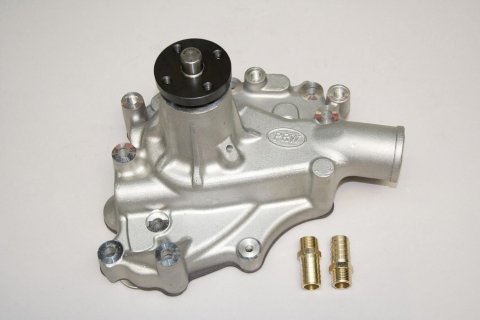 Water Pump - Mechanical - High Performance - 5/8 in Pilot - Aluminum - Natural - Small Block Ford 1970-87 - Each