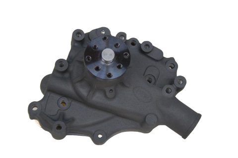 Water Pump - Mechanical - High Performance - 5/8 in Pilot - Pump Only - Aluminum - Black Ceramic - Small Block Ford - Each