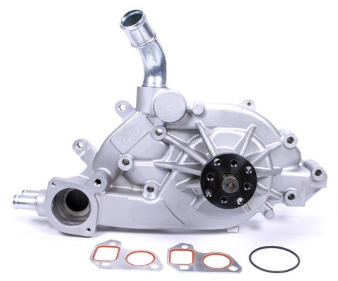 Water Pump - Mechanical - Performance Quotient High Flow - 3/4 in Pilot - Pump Only - Aluminum - Natural - GM LS-Series - GM Fullsize SUV / Truck 1997-2006 - Each