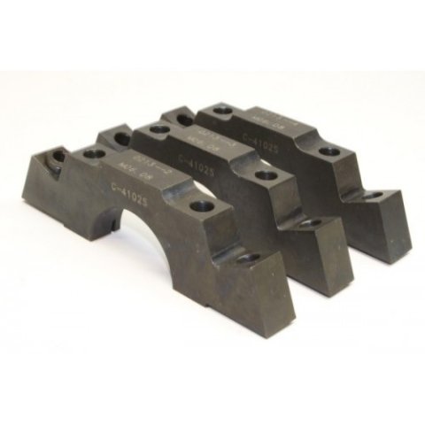 Main Cap - 4-Bolt - Center Caps - Splayed Bolts - Steel - 350 Journal - Small Block Chevy - Set of 3