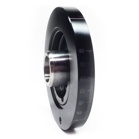Harmonic Balancer - Racing - 7.30 in OD - Steel - Black Paint - Internal Balance - Mopar B / RB-Series / 426 Hemi - Each
