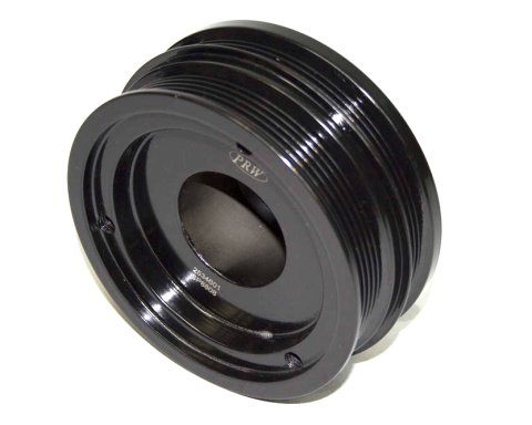 Harmonic Balancer - FluidGel - Underdrive - SFI 18.1 - Steel - Black Paint - Internal Balance - GM LS-Series - Each