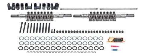 Rocker Arm - Shaft Mount - 1.75 Ratio - Roller Tip - Steel - Natural - Ford FE-Series - Kit