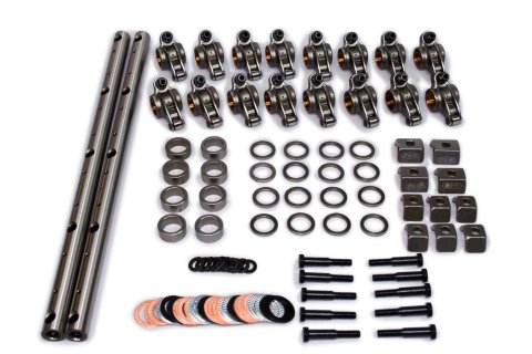 Rocker Arm - Shaft Mount - 1.60 Ratio - Roller Tip - Steel - Natural - Mopar B / RB-Series - Kit