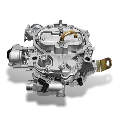 Carburetor - Marine - Quadrajet 4-Barrel - 800 CFM - Spread Bore - Electric Choke - Air Valve Secondary - Single Inlet - Aluminum - Natural - Each