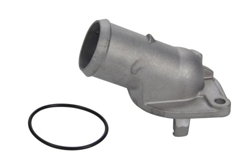 Water Neck - 75 Degree - 1-1/2 in ID Hose - Replacement - Aluminum - Natural - GM LS-Series - Each