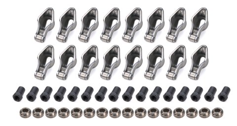Rocker Arm - Sportsman - 3/8 in Stud Mount - 1.50 Ratio - Roller Tip - Steel - Small Block Chevy - Set of 16