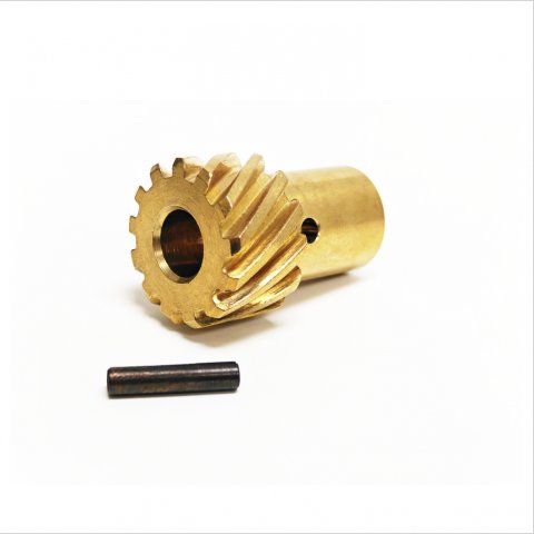 Distributor Gear - 0.491 in Shaft - Reverse Rotation - Bronze - Natural - Chevy V8 - Each