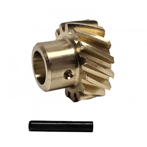 Distributor Gear - 0.531 in Shaft - Standard Rotation - Bronze - Natural - Small Block Ford - Each