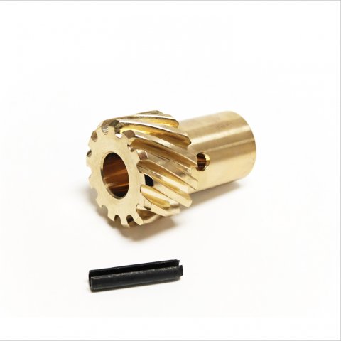 Distributor Gear - 0.500 in Shaft - Standard Rotation - Bronze - Natural - Chevy V8 - Each
