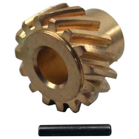 Distributor Gear - 0.467 in Shaft - Standard Rotation - Bronze - Natural - Small Block Ford - Each