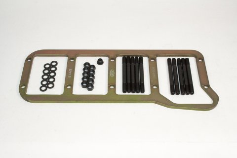 Main Cap Girdle - 0.375 in Thick - Hardware Included - Steel - Cadmium Plated - Big Block Ford 460 - Kit