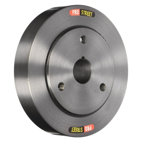 Harmonic Balancer - Pro Street - 6.75 in OD - Iron - Natural - Internal Balance - Small Block Chevy - Each