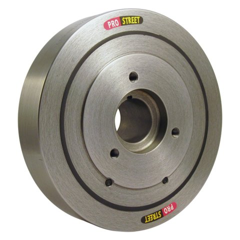 Harmonic Balancer - Pro Street - 8.0 in OD - Iron - Natural - External Balance - Big Block Chevy - Each