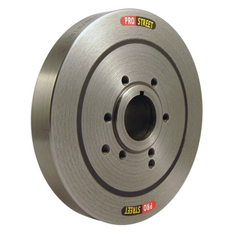 Harmonic Balancer - Pro Street - 7.30 in OD - Iron - Natural - External Balance - Small Block Mopar - Each