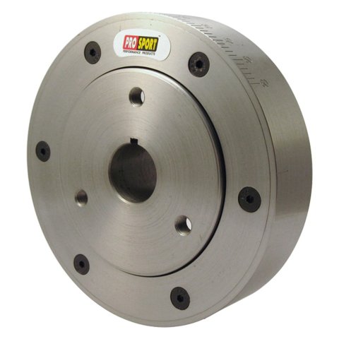 Harmonic Balancer - Pro Sport - 6.61 in OD - SFI 18.1 - Iron - Natural - Internal Balance - Small Block Chevy - Each