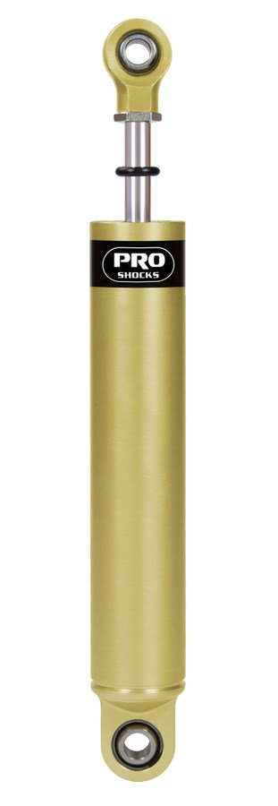 Shock - A Series - Twintube - 12.50 in Compressed / 19.50 in Extended - 2.00 in OD - C5-R2 Valve - Smooth Aluminum - Gold Anodized - Each