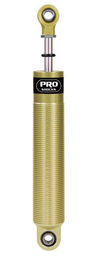 Shock - AC Series - Twintube - 14.50 in Compressed / 23.50 in Extended - 2.00 in OD - C4-R6 Valve - Threaded Aluminum - Gold Anodized - Each