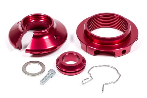 Coil-Over Kit - 2.5 in ID Spring - 2 in Shock - Tapered Spring Seats - Aluminum - Red Anodized - ACF Series Shocks - Kit
