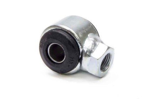 Shock End - Rubber Bushing - 9/16-18 in Right Hand Female Thread - Steel - Cadmium - Each