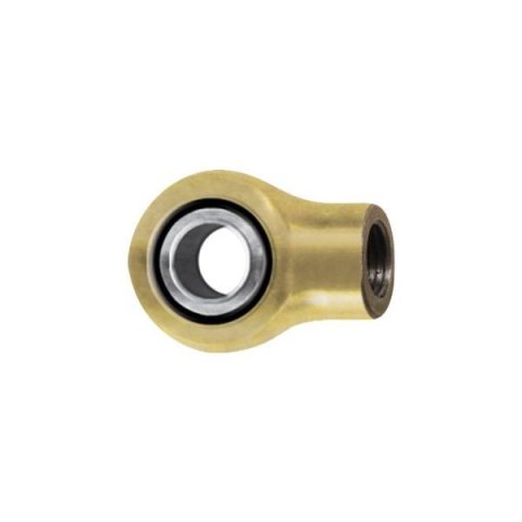 Shock End - Spherical - 1/2 in Bore - 9/16-18 in Right Hand Female Thread - Steel - Cadmium - Pro Shock 2.00 in Body Shocks - Each