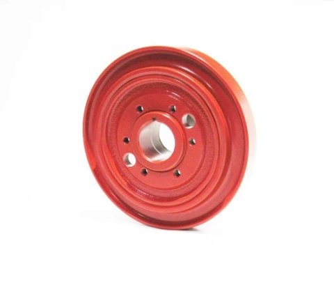 Harmonic Balancer - 7.25 in OD - Iron - Orange Paint - Internal Balance - Mopar RB Series - Each