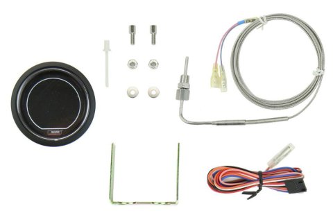 EGT Gauge - EVO - Electric - Digital - 400-2400 Degree F - 2-1/16 in - Black Face - Green / White LED - Each