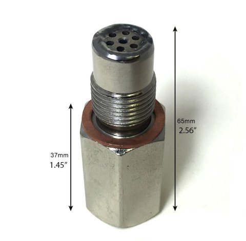 Oxygen Sensor - Cel Fix - Straight - Steel - Zinc Plated - Various Applications - Each