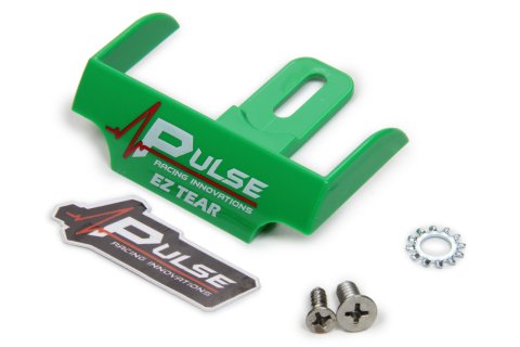 Helmet Tear Off Ramp - Adjustable - Green - Each