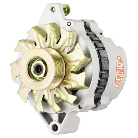 Alternator - CS130 - 105 amps - 12V - 1-Wire / 3-Wire - Internal Regulator - Single V-Belt Pulley - Aluminum Case - Natural - GM - Each