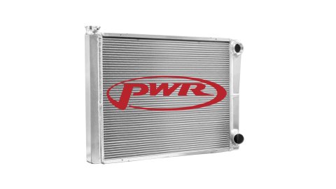 Radiator - 900 Series Lightweight - 26 in W x 19 in H x 2.05 in D - Passenger Side Inlet - Passenger Side Outlet - Aluminum - Natural - Universal - Ea