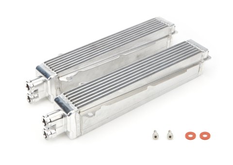 Heat Exchanger - Brick - 13.5 x 2.125 x 2.625 in Core - Aluminum - Natural - GM GenV LT-Series - Chevy Corvette 2015-16 / Cadillac CTS-V 2016-19 - Pair