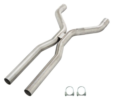 Exhaust H-Pipe - 3 in Diameter - Stainless - Natural - Universal - Each