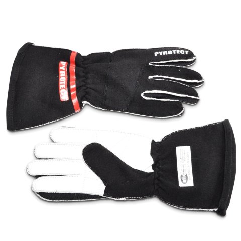 Driving Gloves - SFI 3.3/5 - Double Layer - Pro Reverse Stitch - Nomex - Black - Large - Pair