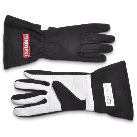 Driving Gloves - SFI 3.2/1 - Single Layer - Sport - Nomex - Black - Large - Pair