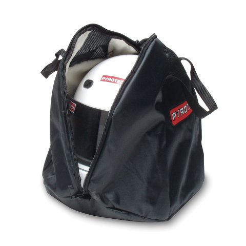 Helmet Bag - Fleece Lined - Zipper Closure - Nylon - Black - Each