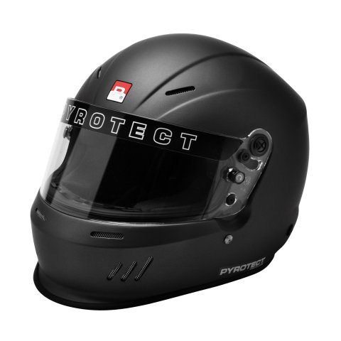 Helmet - Ultrasport Duckbill - Full Face - Snell SA2020 - Head and Neck Support Ready - Flat Black - Large - Each
