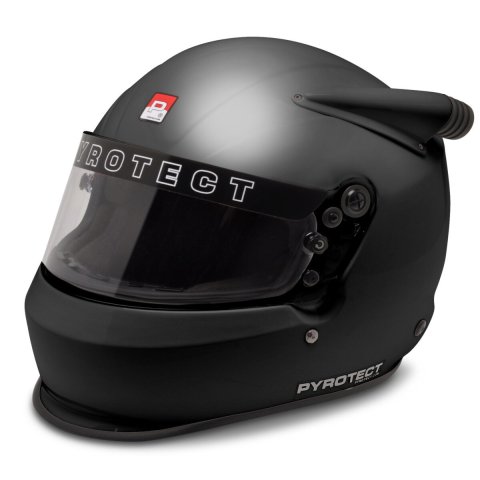 Helmet - Ultra Sport - Full Face - Snell SA2020 - Head and Neck Support Ready - Flat Black - Medium - Each