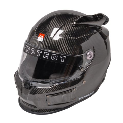 Helmet - Pro Air Tri-Flow - Full Face - Snell SA2020 - Head and Neck Support Ready - Carbon Fiber - Medium - Each