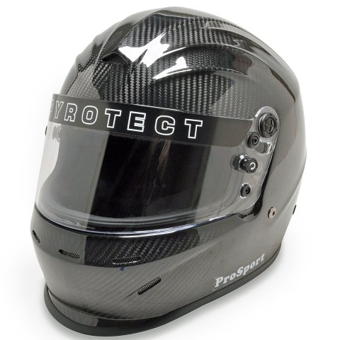 Helmet - ProSport Duckbill - Full Face - Snell SA2020 - Head and Neck Support Ready - Carbon Fiber - Medium - Each