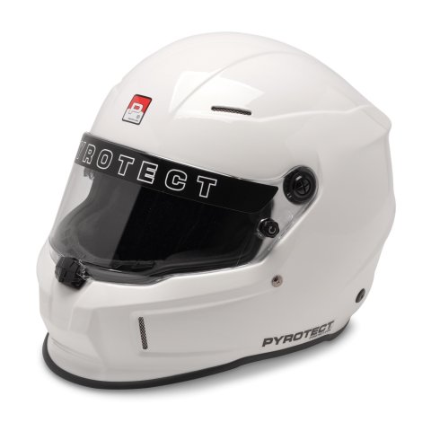 Helmet - Pro Air Flow - Full Face - Snell SA2020 - Head and Neck Support Ready - Gloss White - Medium - Each