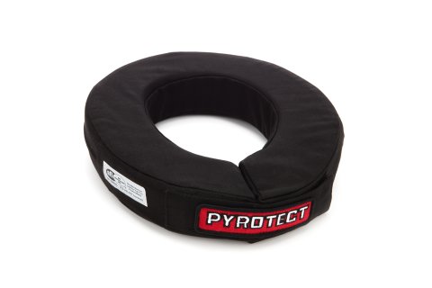Neck Support - 360 Degree - SFI 3.3 Padded - Straight - Fire Retardant Cotton Cover - Black - Adult Size - Each