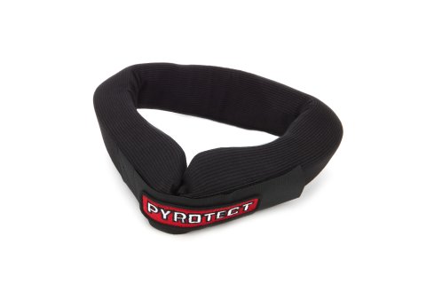 Neck Support - 360 Degree - SFI 3.3 Padded - Contoured - Fire Retardant Cotton Cover - Black - Adult Size - Each